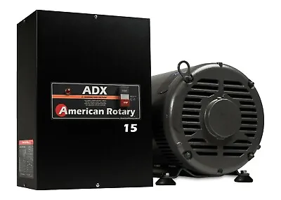 American Rotary Phase Converter  ADX15 15 HP 1 To 3 Phase CNC Extreme Duty  • $2199
