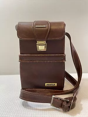 $29.98 • Buy VINTAGE Pentax Camera Bag Shoulder Case Leather Carry Gadget Retro Purse