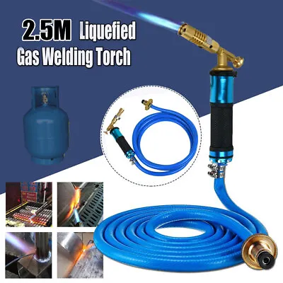 Propane Torch With 2.5M Hose Gas Soldering Torch  For 20lb Tank • $22.99