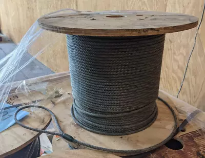 3/8  X 670’ Feet Wire Rope Assy Aircraft Military Tank 4010014150624 0.375  • $499.99