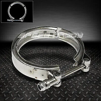 $12.38 • Buy 3.5  Universal T304 Stainless Steel V-Band Clamp For Turbo Intercooler Exhaust