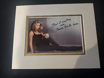 Sarah Michelle Gellar Signed Autograph 5x7 Photo (reprint) In 8x10 Matt • $2.99