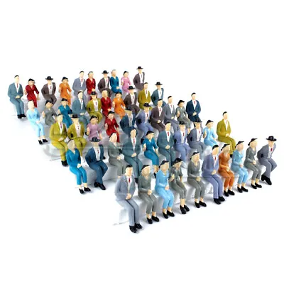 50 Pcs. Small Plastic Figurines G Scale People 1:24 Or 1:25 G Gauge Model People • $26.50