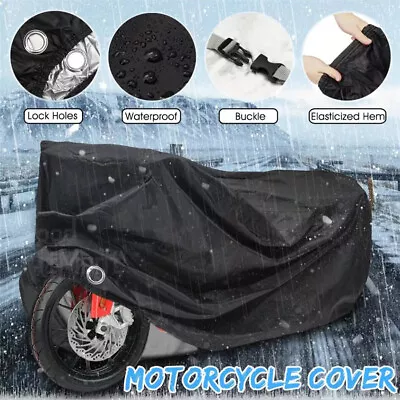 XXXXL Motorcycle Cover Waterproof For Harley Davidson Road Street Glide Touring • $33.21