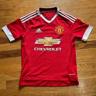 Adidas Manchester United 2015/2016 Youth Jersey Youth Size Large Red • $14.59