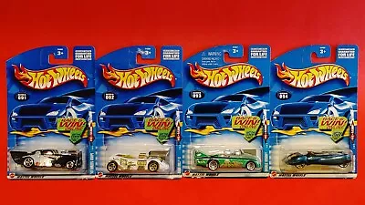 Hot Wheels 2002 Blue Card MASTERS OF THE UNIVERSE SET OF 4 COMPLETE CARS. NEW  • $7.95