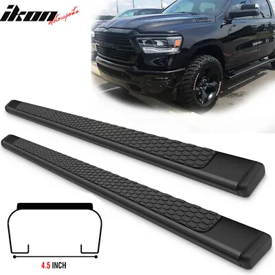 Fits 19-24 Ram 1500 Crew Cab OE Style Black Side Step Nerf Bars Running Boards • $179.99