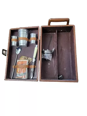 Vintage Traveling Bar Tender Set In Case • $20