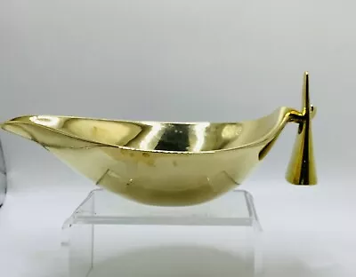 Carl Aubock Brass Mid Century Modern Ashtray With Snuffer Austria • $450