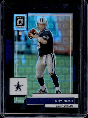 $12 • Buy 2022 Donruss Optic Tony Romo Black Pandora Prizm #7/25 Cowboys