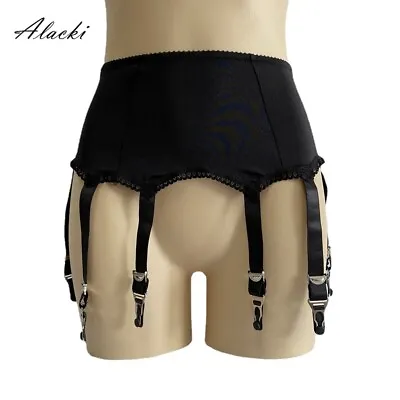 Alacki Plain Color 10 Straps Suspender Belt Vintage Garter Belts • $16