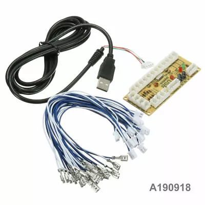 Zero Delay Arcade USB Encoder PC To Joystick Button DIY Kit For MAME Fight Stick • $12.95