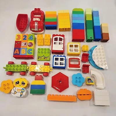 LEGO DUPLO 100 Pieces Mixed Blocks Cars Windows Bulk Lot Bundle  • $69.90