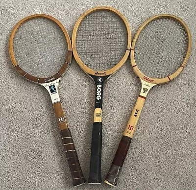 Lot Of 3 Vintage Tennis Rackets - Borg Evert And Kramer • $50