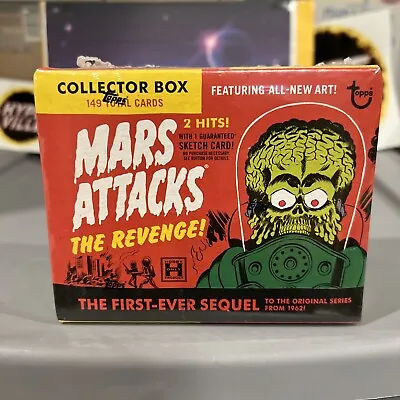 🔥 2017 Mars Attacks The Revenge Factory Sealed Set RARE Topps Collectors Box 🛸 • $1288.88