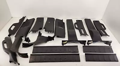 2011-16 F250 Crew Cab Black Interior A / B / C Pillar Trim Set CHARCOAL OEM • $599.99