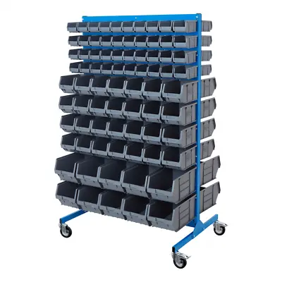 Mobile Louvre Panel Bin Stations 1690mm High BiGDUG Parts Storage • £601.99