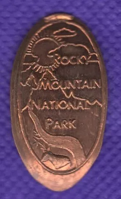 Vintage FRANK BRAZZELL Rocky Mountain Nat'l Park Elongated Pressed Copper Penny • $4.25