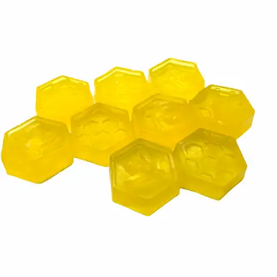 Honeycomb CLEAR Soap Natural  Honey Scent SLS FREE Handmade Beehive Wash Bar  • £3.49