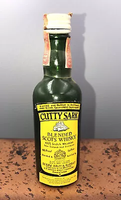 Vintage Nip Cutty Sark Whiskey Mini Liquor Bottle Empty • $15