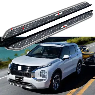 Fits For Mitsubishi Outlander 2022 2023 Running Board Side Step Nerf Bar Stairs • $540.83