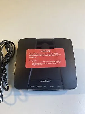 Siemens SpeedStream 4100 Ethernet ADSL Modem With AC Power Adaptor Charger • $7.99