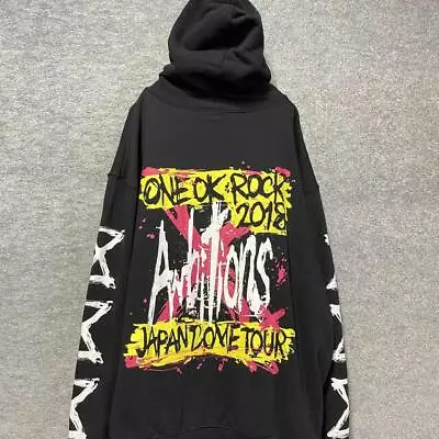 ONE OK ROCK Japan Tour 2018 Ambitions Official Pullover Hoodie Sweatshirt L Size • $77.22