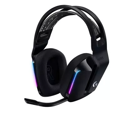 Logitech G733 Lightspeed Wireless RGB Gaming Headset Black USB Headphones Fre... • $224.40