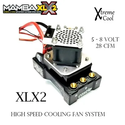 RCP Xtreme Cool Castle Creations XLX2 High Speed Cooling Fan 8 Volt 28cfm System • $47.99