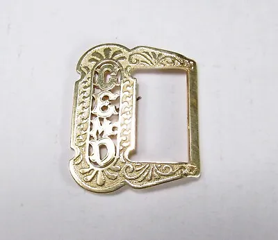 Vintage 1950s Mexic Bros. New Orleans USA 10K Gold Mardi Gras Sash Belt Buckle • $479.95