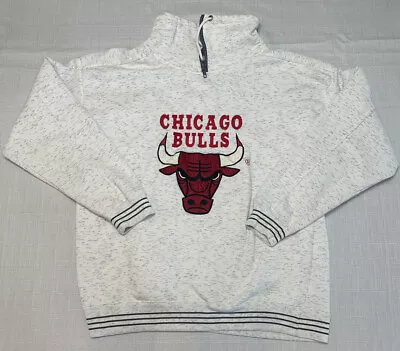 Vintage Swingster Chicago Bulls NBA Basketball 1/4 Zip Sweatshirt Size Large • $29.99