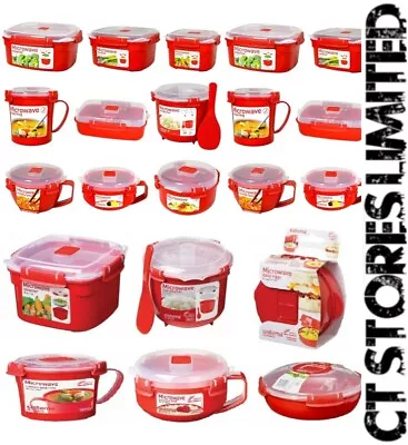 BPA FREE Sistema Microwave Lunch Box Container Food Bowl Porridge Plastic Mug  • £8.95
