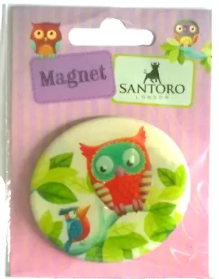 Owl Bird Kitchen Fridge Magnet Ceramic Gift Brand New • £2.29