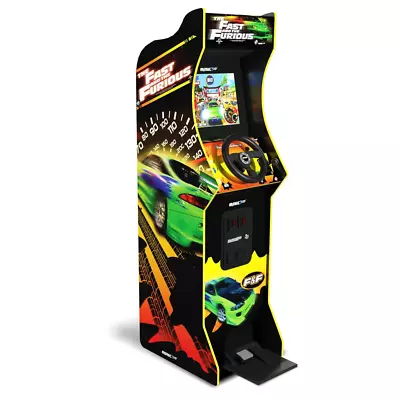 ARCADE1UP The Fast & The Furious Deluxe Arcade Game Machine Home Room WiFi • $632.86