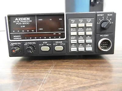 AZDEN PCS-3000 Ham Radio 2-Meter VHF FM Mobile Transceiver Synthesized  • $39.99