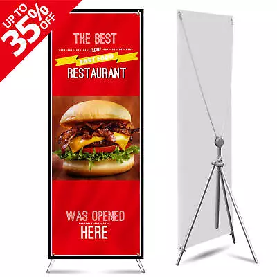 Anley Custom X-Stand Banners & Signs Customize Banner For Trade Show And Display • $27.95