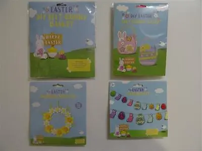 £2.99 • Buy Easter Fun Activity Make Your Own Felt Bunny Basket, Daffodil Wreath Or Garland