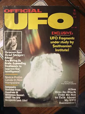 Official UFO Magazine MARCH 1977 Aliens Vintage Sci Fi Pulp • $14.99