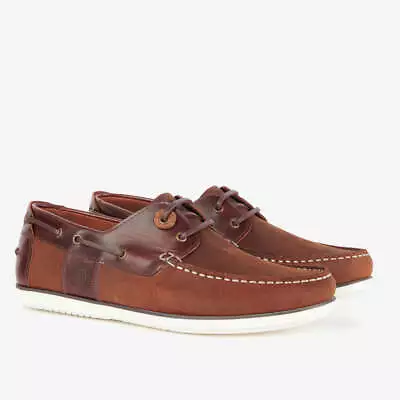 £99.95 • Buy Barbour Men's Wake Boat Shoes Classic Beige Brown Deck Summer Various Sizes