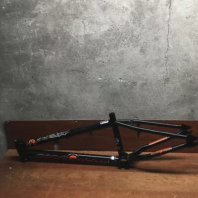 Black Orange Mongoose Old School BMX Freestyle Frame Chrome Steel 20  • $19