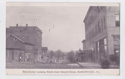 Masontown Pa Main Street Looking North Used 1908 • $6.99