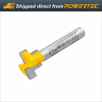 POWERTEC Carbide Tipped T Slot Router Bit 5/8  Dia X 3/16  X 1/4  Shank (73022) • $27.49