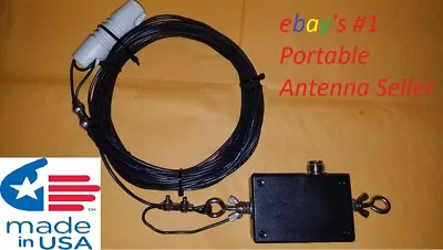 End Fed  Random Wire  Hf Dipole 9:1 Antenna. Stainless/ 80-6 Meters 150w Pep • $82.50