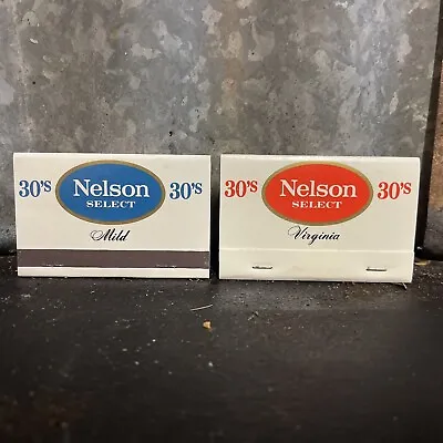 Set Of 2 X NELSON CIGARETTES MATCH BOX VINTAGE PACKET OF MATCHES *NEW* • $4.29