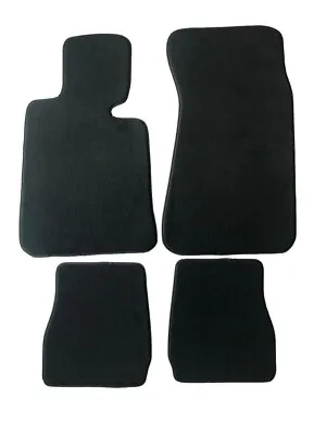 BMW E30 Cabriolet 1982-94 Car Mats 4-teilig Carpet Mats Velour Black New • $113.37