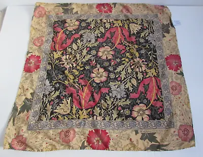 Metropolitan Museum Of Art By William Morris 19  Square Floral Silk Scarf • $34.99