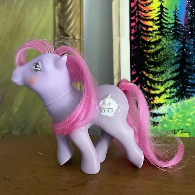My Little Pony Vintage G1 Sundae Best Sherbet Ice Cream Purple Pink Hair • $8