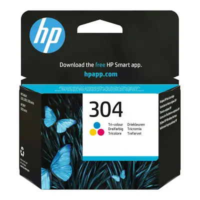 £14.95 • Buy Original HP 304 & 304XL Black / Colour Ink Cartridges Lot For Deskjet 2632