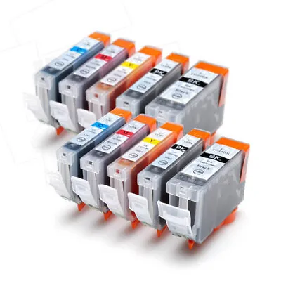 2 Full Sets Of Non-OEM Ink For CANON IP3300 IP3500 IP4200 IP4300 IP4500 IP5200 • £13.49