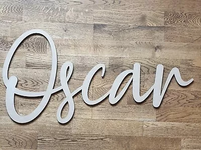 Personalised Wooden Name Large Wall Sign Room Decor Nursery Plaque Word • £38.99